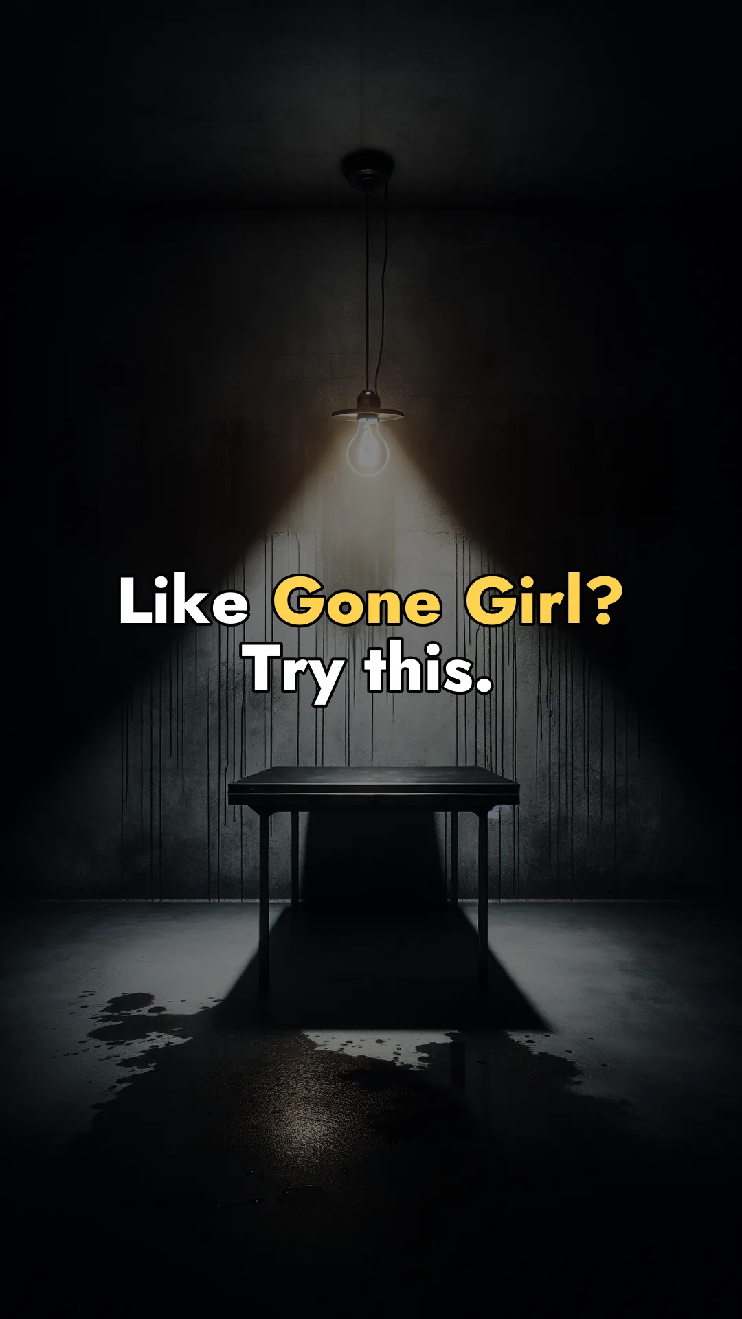 Thriller book video example